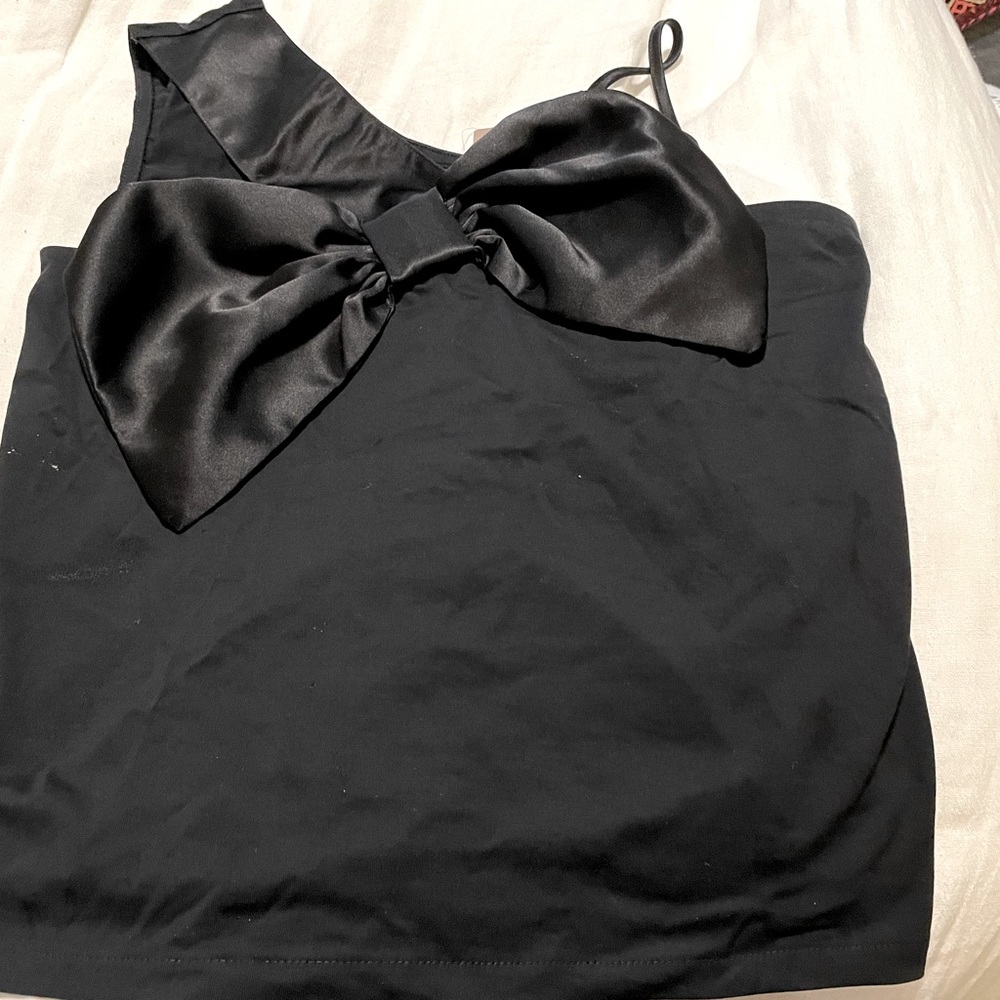 J Crew dressy top with satiny bow